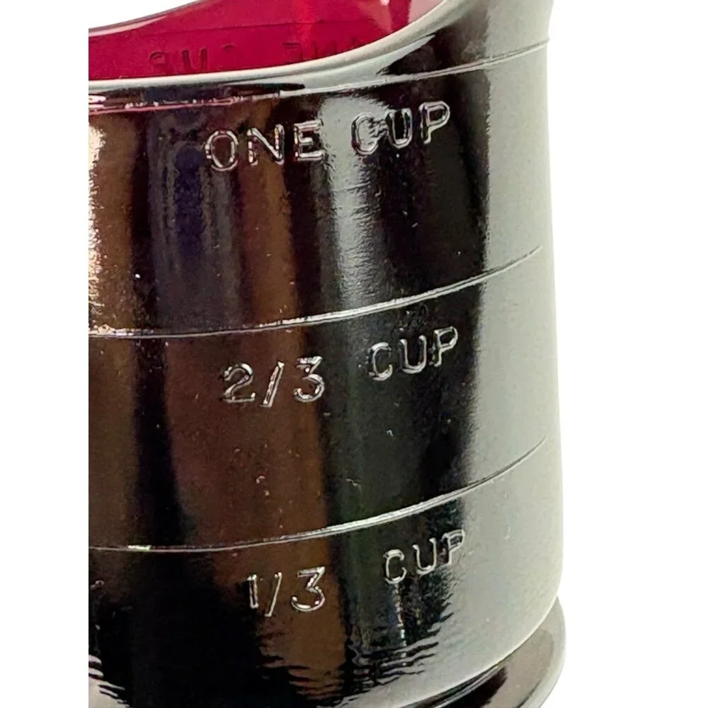*Vintage Measuring Cup Amythest Purple Glass 8 Oz 1 Cup Mid Century Rare